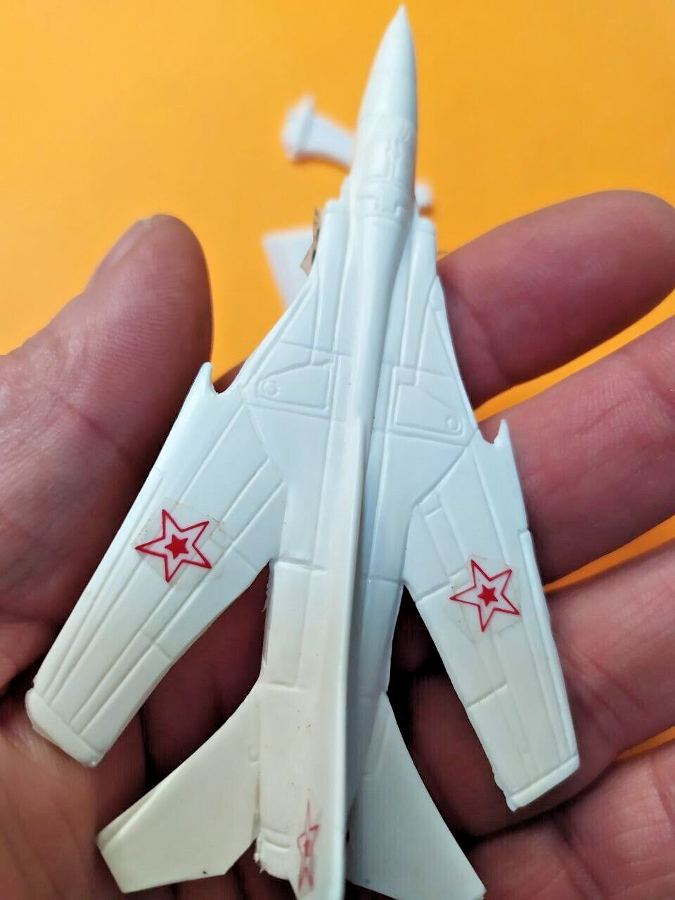 MiG-23 Flogger model with red star decals and tactical number 05 – detail 5