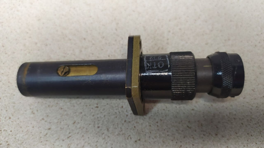 Crosshair reticle seen through the lens of the Soviet military sight