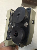 Vintage 8mm cine camera lens and hammered metal body – detail 16