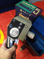 Quarz-5 camera in its original leather case with blue velvet – detail 20