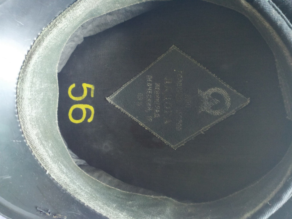 Black wool double-breasted tunic with gold bullion collar patches – detail 14