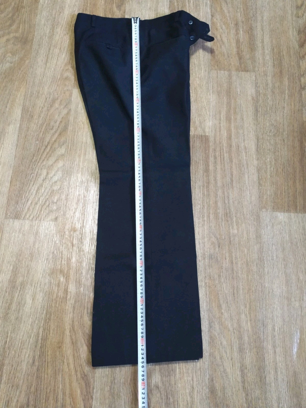 Black wool double-breasted tunic with gold bullion collar patches – detail 17