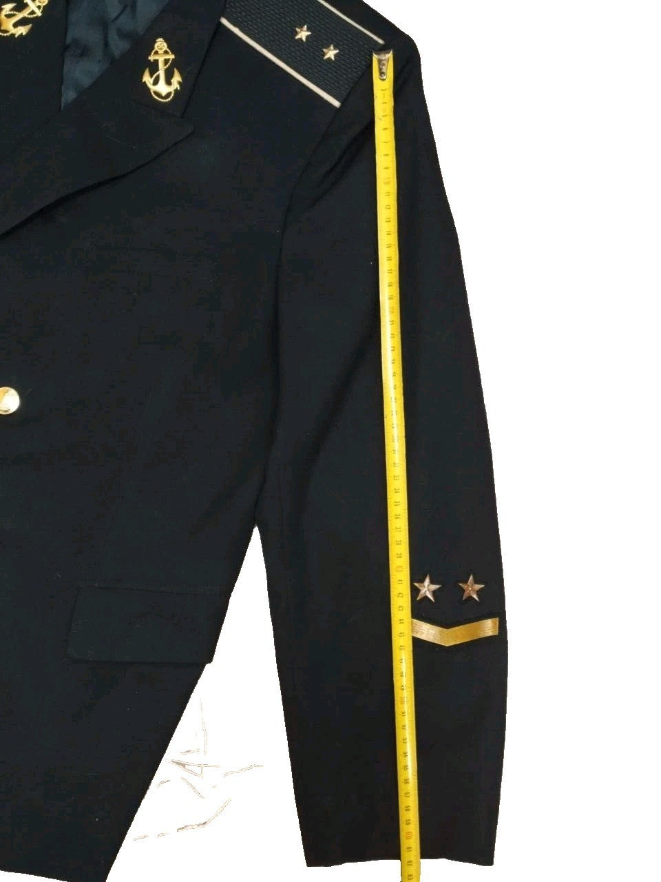 Soviet navy lieutenant jacket shoulder boards with two gold stars – detail 11