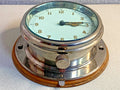 Soviet navy ship clock by Vostok dated 1948 with bottom winding and red seconds hand
