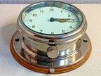Soviet navy ship clock by Vostok dated 1948 with bottom winding and red seconds hand
