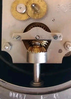 Vintage Soviet submarine clock mechanical movement, bottom wind model – detail 13