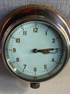 Vintage Soviet submarine clock mechanical movement, bottom wind model – detail 7