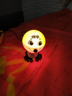 Kolobok night light-souvenir metal spring neck and feet base – detail 10