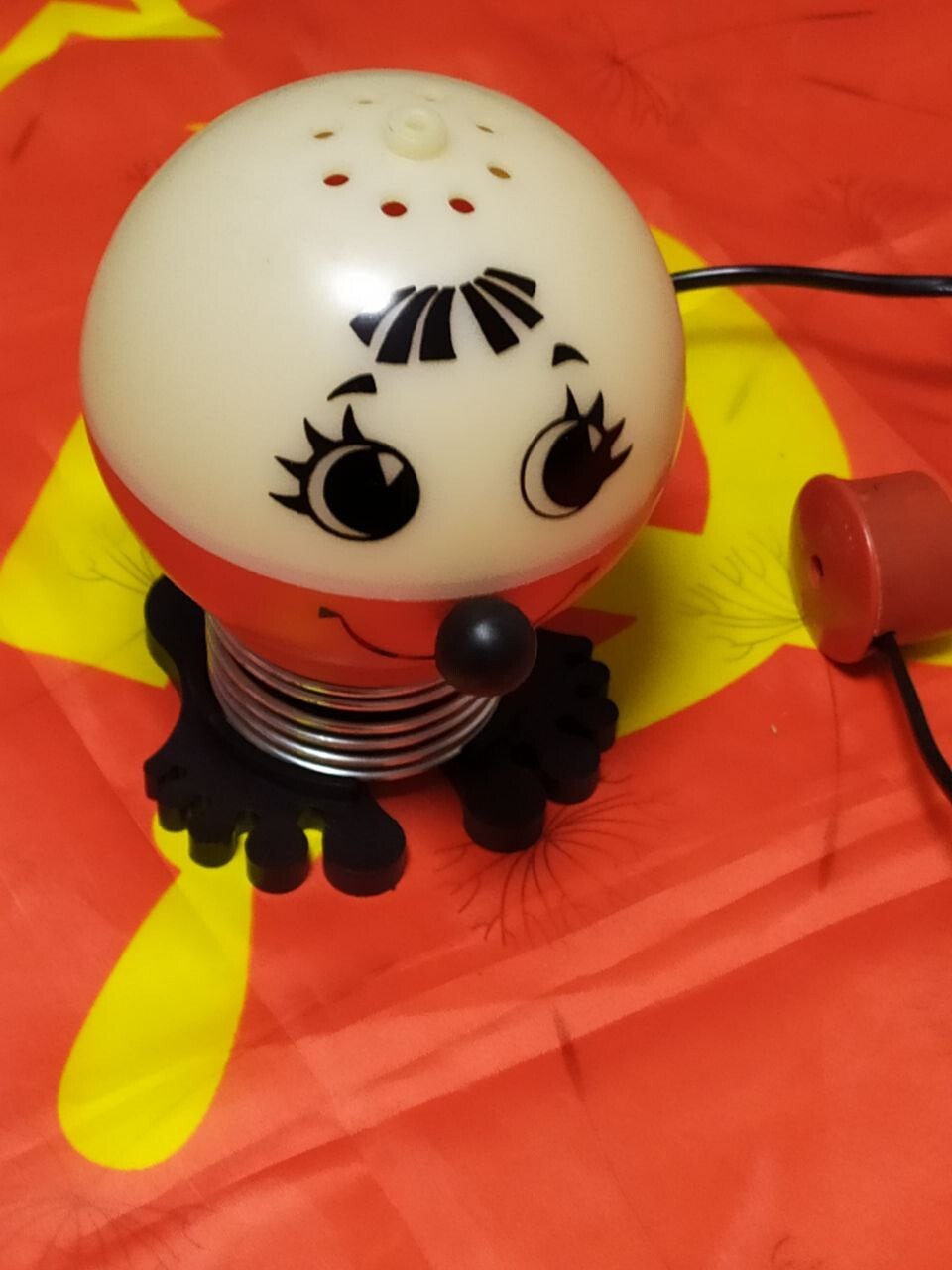 Kolobok night light-souvenir metal spring neck and feet base – detail 16