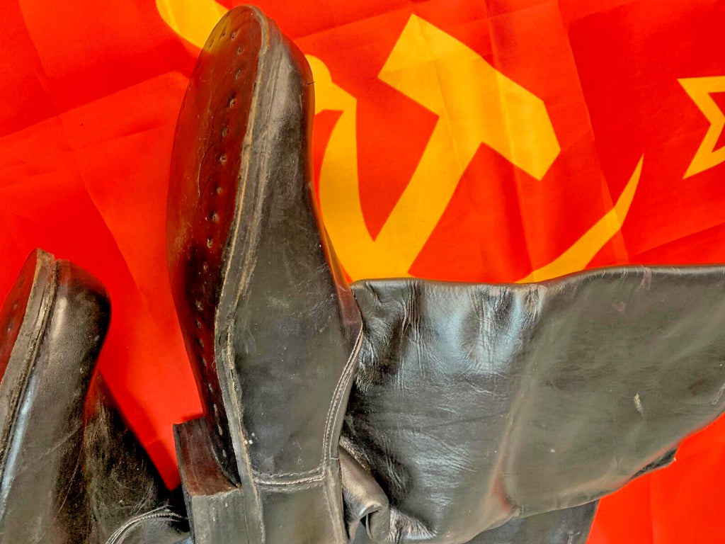 Soviet officer uniform boots marked size 277 / 43 – detail 10