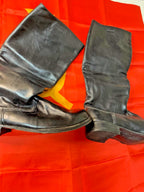 Chrome leather sapogi leather sole with wooden pegs and metal nails – detail 14
