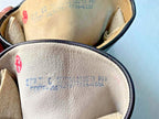 Vintage leather boots for men with light leather lining and factory ink stamps – detail 18