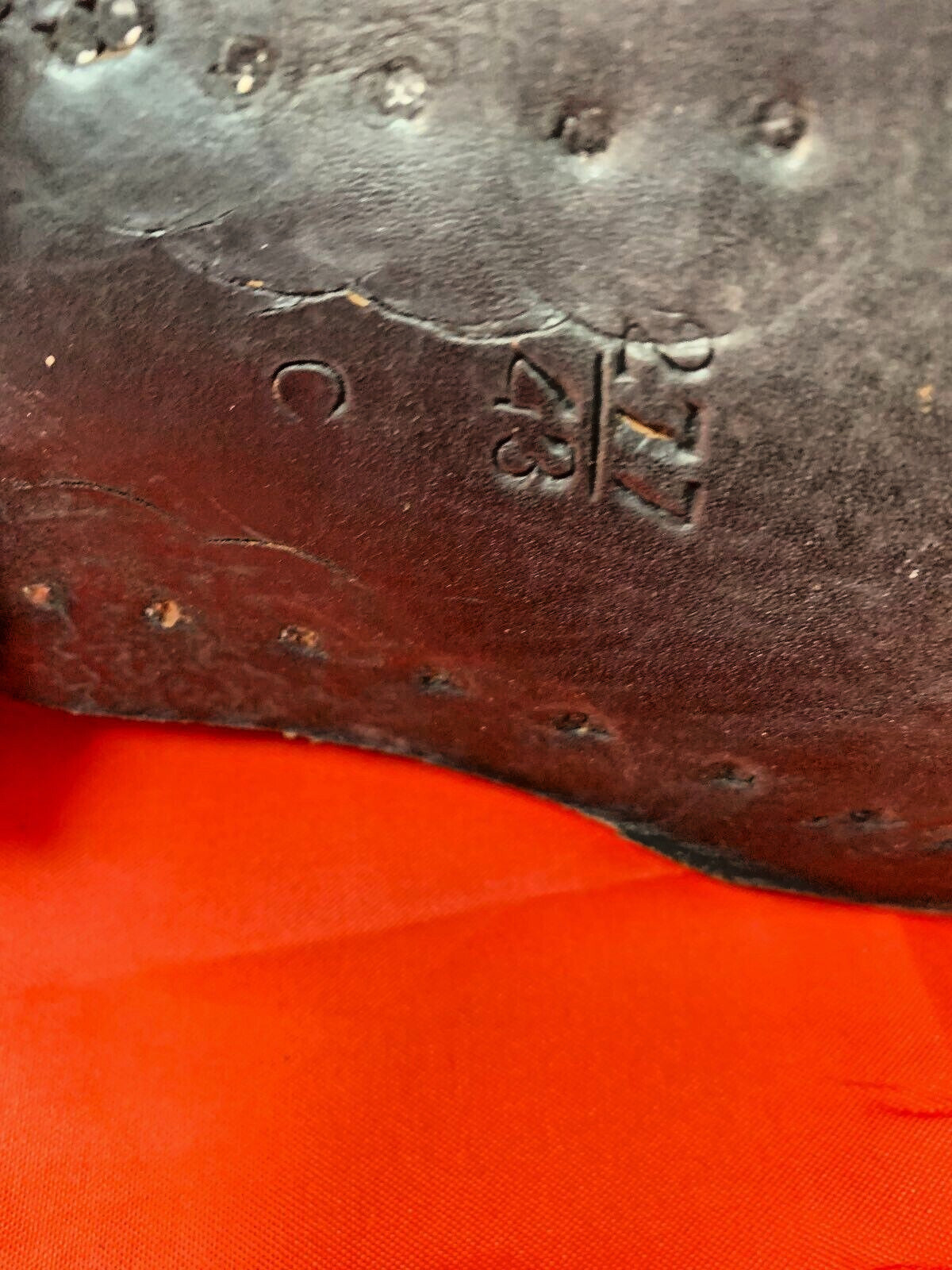 Chrome leather sapogi leather sole with wooden pegs and metal nails – detail 8