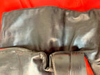 Vintage leather boots for men with light leather lining and factory ink stamps – detail 9
