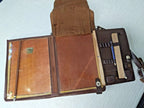 USSR army planchette with celluloid map window and pencil slots – detail 9