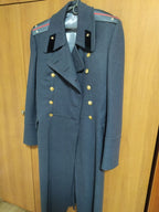 USSR military overcoat shoulder boards with stars and piping