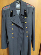 Soviet greatcoat black velvet collar tabs with stars