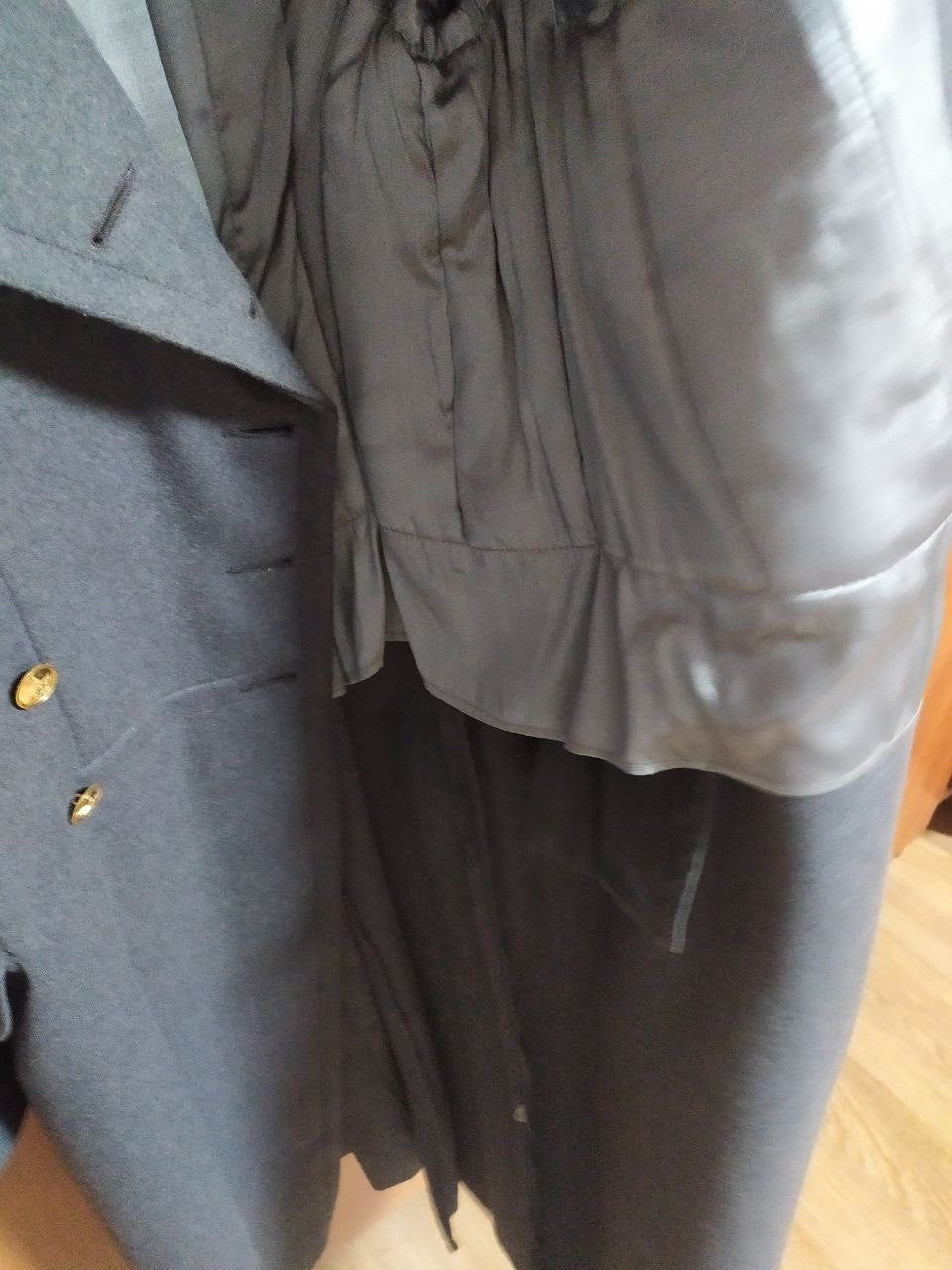 USSR military overcoat shoulder boards with stars and piping – detail 5