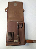 Old Soviet officer field bag with internal 1956 stamp – detail 10