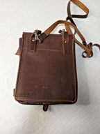 Old Soviet officer field bag with internal 1956 stamp – detail 7