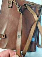 USSR officer field bag with snap fasteners and metal studs – detail 6