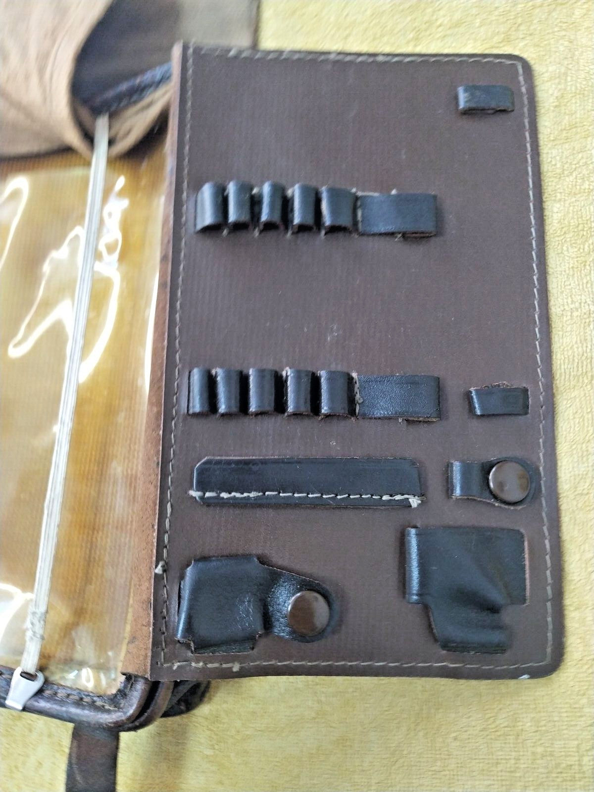 Soviet army field tablet interior with transparent plastic map sleeve – detail 8
