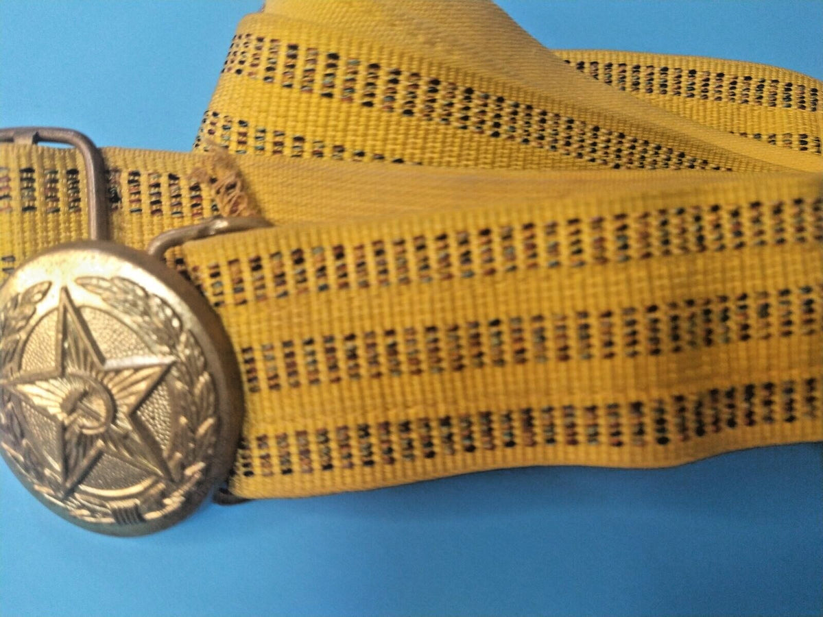 Reverse side of USSR ceremonial belt lining with sliding hook adjustment – detail 7