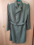 Small holes in the satin lining of the 1980s Soviet officer coat