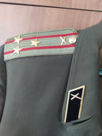 Small holes in the satin lining of the 1980s Soviet officer coat – detail 7