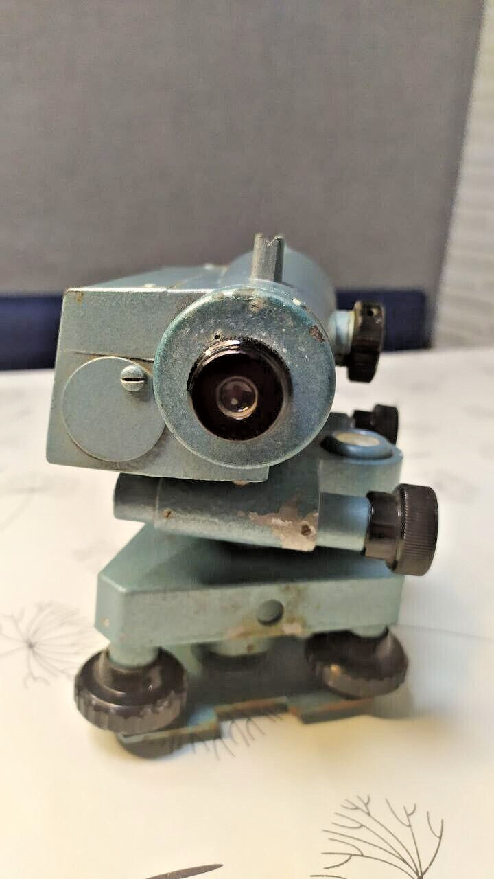 N-3 optical level eyepiece and adjustment knobs, made in USSR 1988