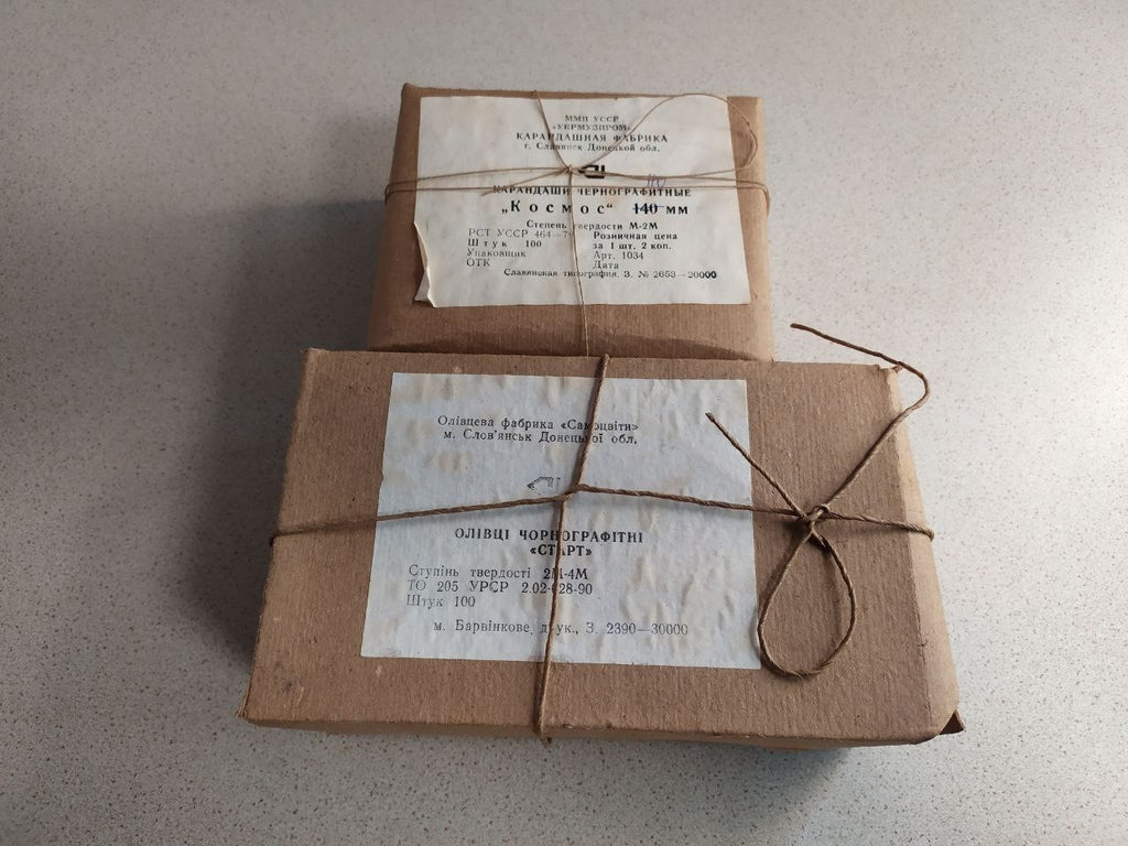 Vintage Soviet graphite pencils unsharpened, NOS – detail 13
