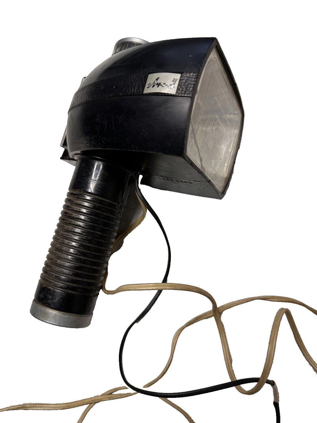Soviet photo flash Luch-M electronic flash with pistol grip and cables