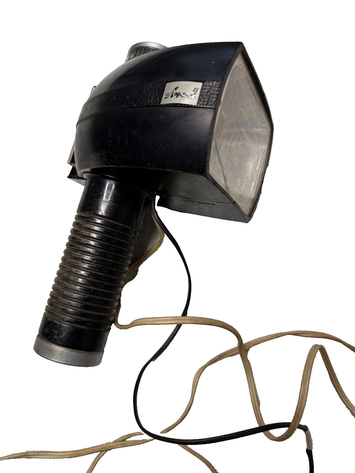 Soviet photo flash Luch-M electronic flash with pistol grip and cables