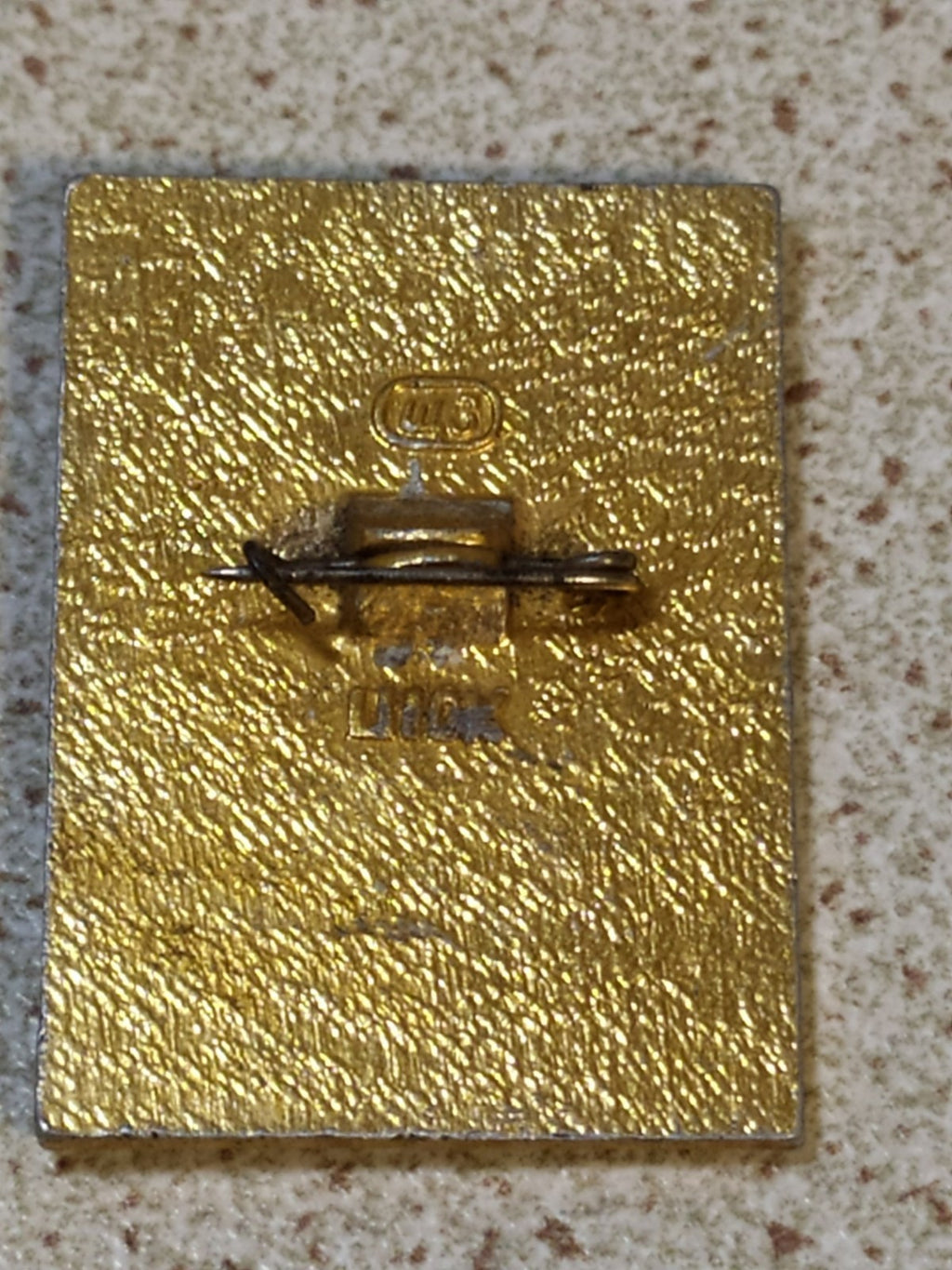 Reverse of the 50 Years USSR commemorative pin
