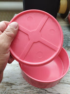 Aminoplast trinket box from the USSR with round lid