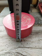 Aminoplast trinket box from the USSR with round lid – detail 9