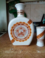 Soviet porcelain decanter and shot glass for the 40th anniversary of Victory, 1945–1985