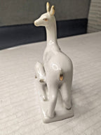 Vintage USSR deer figurine with blue factory mark on the base – detail 6