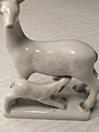 Vintage USSR deer figurine with blue factory mark on the base – detail 9