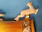 Leaping deer figure at the rim of the Krasnodar Chaika porcelain horn – detail 12