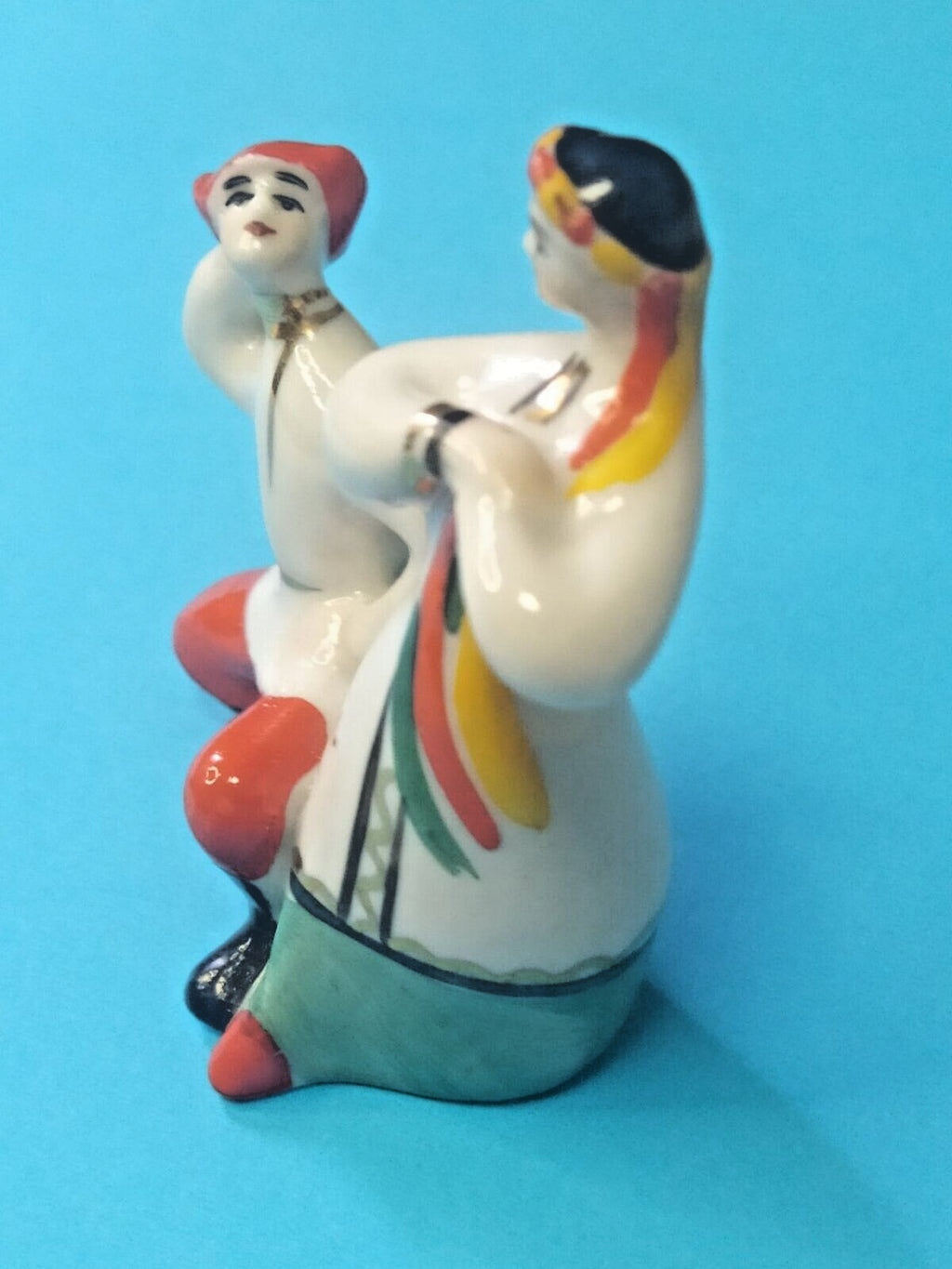 USSR porcelain figurine base with original Soviet-era tag – detail 10