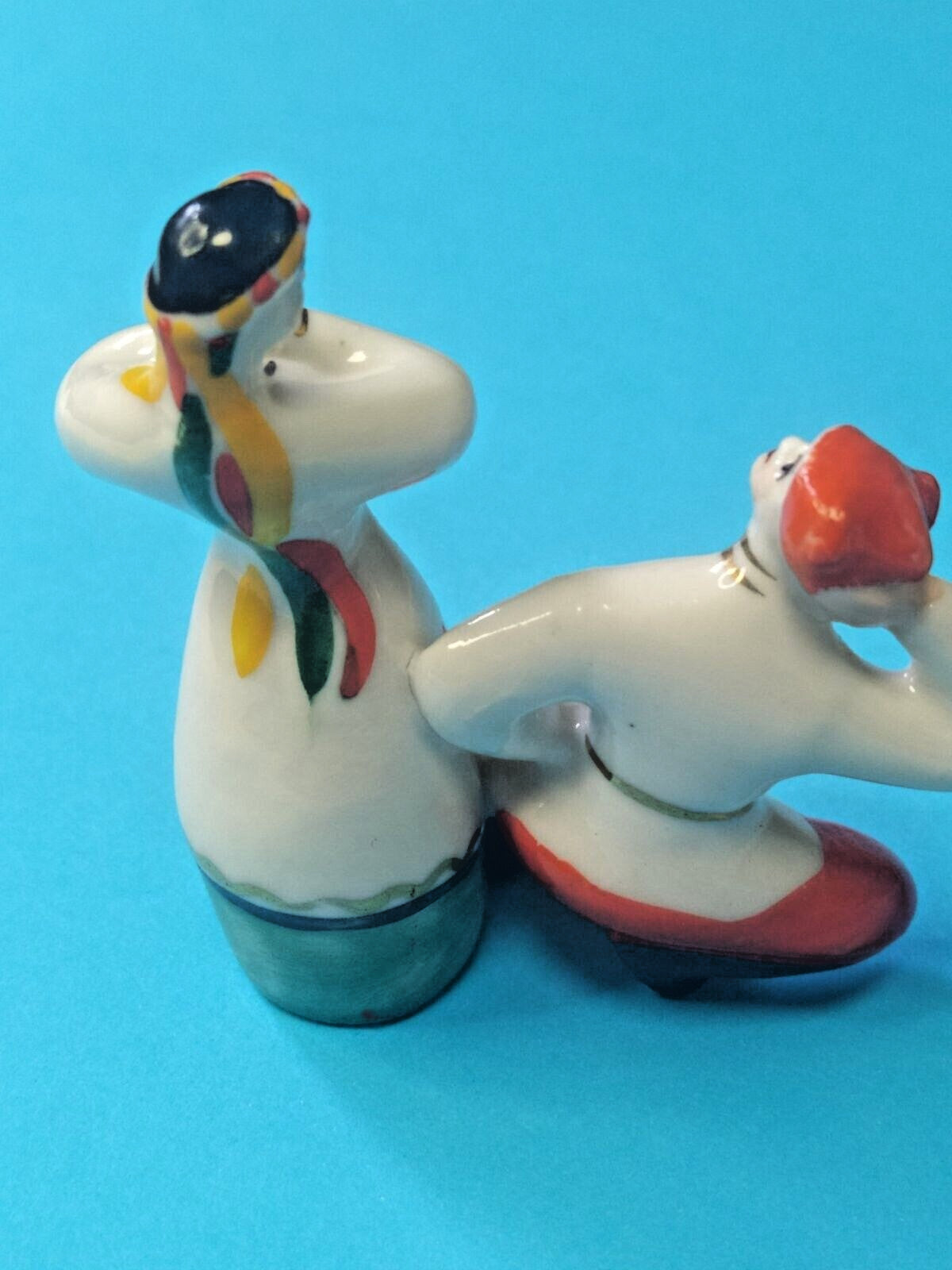 USSR porcelain figurine base with original Soviet-era tag – detail 13