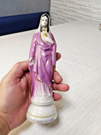 Soviet porcelain figurine of the Virgin Mary Immaculate Heart by Polonne factory