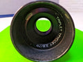 Soviet projection lens Triplet 2.8/78 with black metal barrel