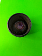 USSR projection lens side view of black metal barrel
