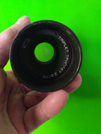 Vintage Soviet Triplet 78mm f/2.8 lens front glass element – detail 5