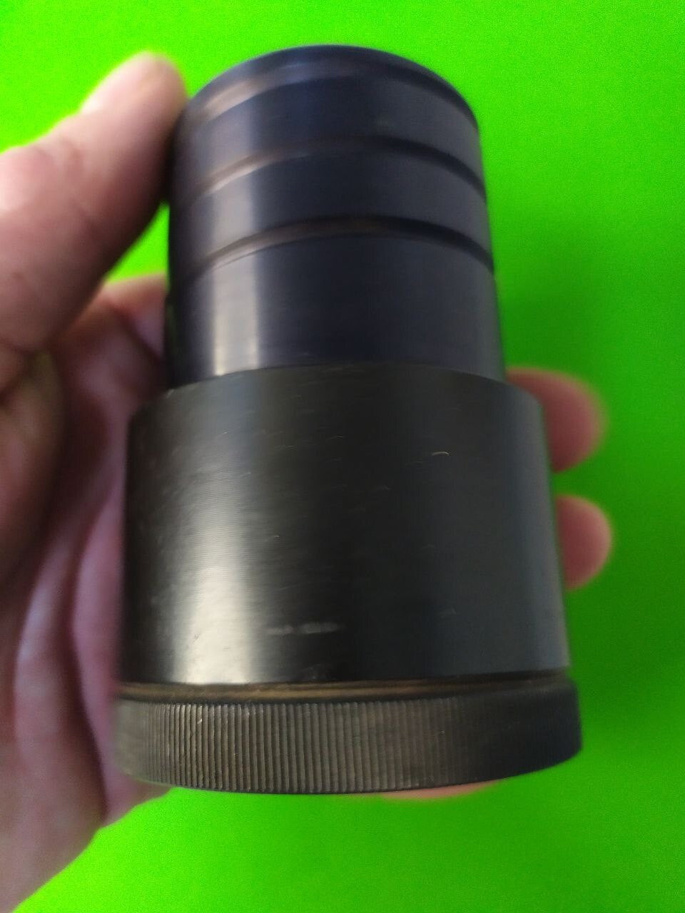 USSR projection lens side view of black metal barrel – detail 6
