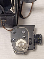 Spring-wound KMZ camera showing reflex viewfinder side – detail 10