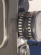 Soviet movie camera with detachable pistol grip and leather case – detail 12