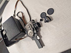 Spring-wound KMZ camera showing reflex viewfinder side – detail 19
